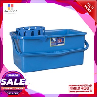 MOP ถังบิดม็อบเหลี่ยม NEW SPONGE ABS-0K สีน้ำเงินMOP WRINGER BUCKET NEW SPONGE ABS-0K BLUE