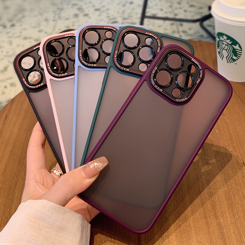 มาใหม่ ไลก้า กล้องคุณภาพสูงเคลือบเงากันกระแทกขอบซิลิโคนเคสโทรศัพท์สําหรับ ไอโฟน 16 15 14 13 12 มือโปร สูงสุด บวก ปลอกใส่โทรศัพท์