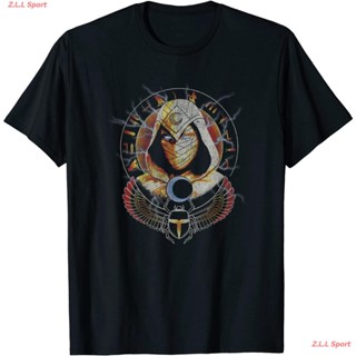 Marvel Moon Knight Scarab Egyptian Poster T-Shirt เสื้อยืดพิมพ์ลาย เสื้อยืดผู้ เสื้อยืดผู้หญิง เสื้อแฟชั่น เสื้อคอก_05