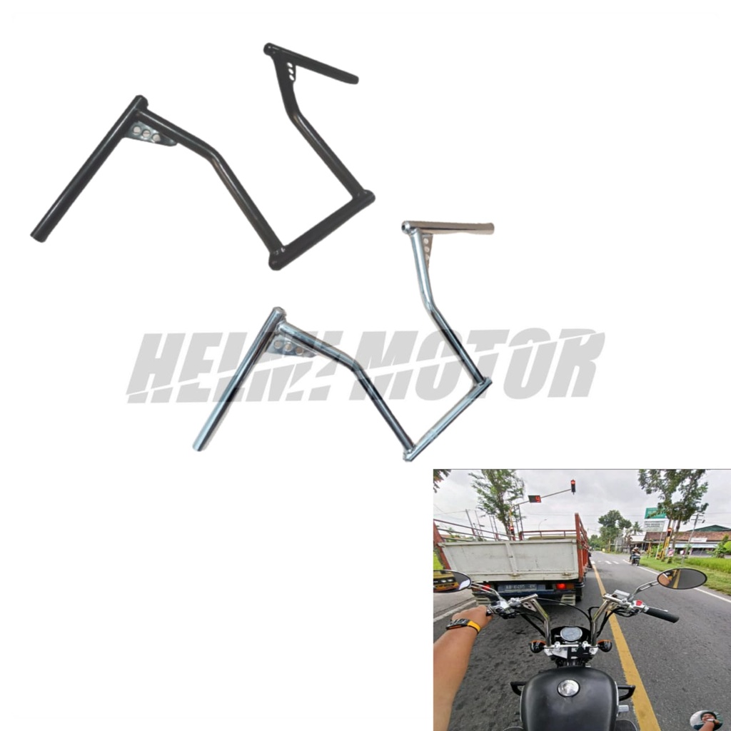 Universal COSTUM HARLEY DAVIDSON handlebar Chopper, Japstyle, Spanmbler (ฟินแฮนด์)