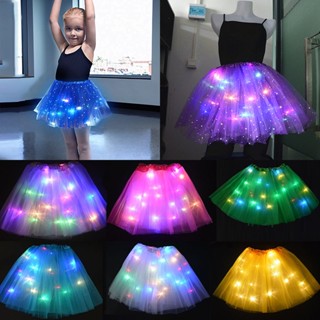 COD👗👗TUTU กระโปรงมีไฟ LED SKIRT