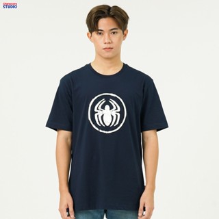 Marvel Men Spiderman T-Shirt - เสื้อยืดผู้ชายลายสไปเดอร์แมน สินค้าลิขสิทธ์แท้100% characters studio_03