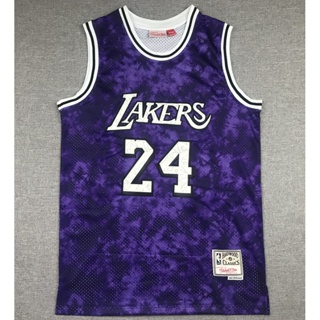 ขายดี NBA Los Angeles Lakers Kobe Bryant สําหรับผู้ชาย 2021 #24 เสื้อกีฬาบาสเก็ตบอล สีม่วง IAjohd03JBlnpp47