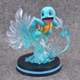 โมเดลฟิกเกอร์ PVC โปเกม่อน Charmander Bulbasaur Pikachu Squirtle U85C ของเล่นสําหรับเด็ก