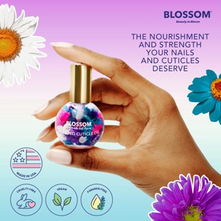 Blossom cuticle oil 0.5 0z ออยบำรุงหนังรอบเล็บ ออยดอกไม้มีกลิ่นหอมระเหยสกัดวัตถุดิบธรรมชาติ100% **พร้อมส่งทันที ของแท้**