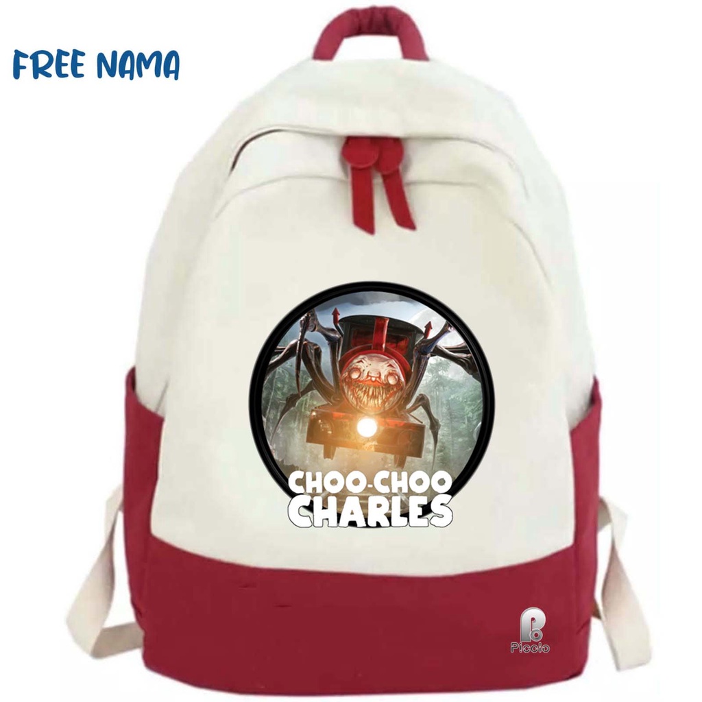 (ฟรีชื่อ) Choo CHARLES กระเป๋าเป้สะพายหลัง กระเป๋านักเรียน UNISEX CHOO CHARLES