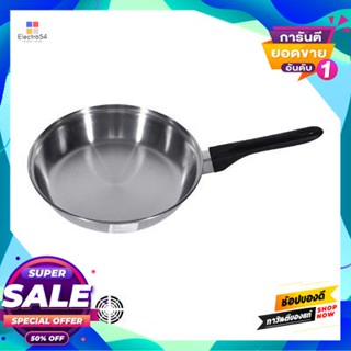 Stainless กระทะด้ามสเตนเลสทรงลึก Rocket ขนาด 24 ซม. สีเงินdeep Stainless Steel Pan Rocket Size 24 Cm. Silver