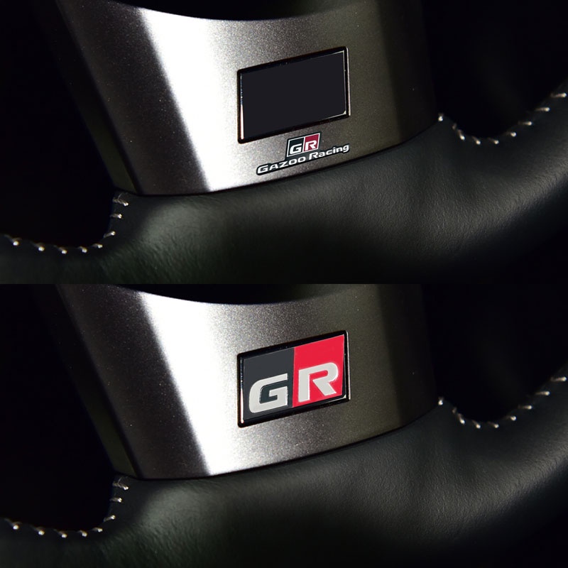 สติกเกอร์ฉลากโลโก้สัญลักษณ์ ติดพวงมาลัยรถยนต์ สําหรับ Toyota GR Sport Gazoo Racing RZ RC RS Corolla Rav4 Auris Yaris Prius - รูปที่ 4