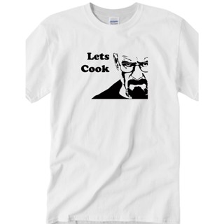 เสื้อยืดคอกลม ผ้าฝ้าย พิมพ์ลาย Lets Cook Heisenberg Walter White Breaking Bad Inspired แฟชั่นคลาสสิก สําหรับผู้ชาย_07