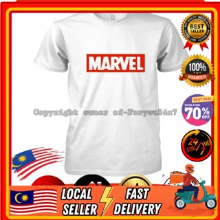 Marvel t-shirt unisex / Round neck Cotton t-shirt Marvel / 80 % Big Sales  MARVEL TSHIRT BAJU / UNISEX TEE 100% COT_04