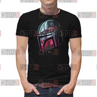 Star Wars The Rise of Skywalker Mandalorian Helmet Reflection unisex men graphic t-shirt_05