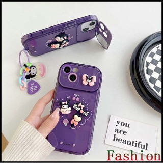 new！Kuromi case จัดส่งทันที กันกระแทก เคสไอโฟน11 เคสไอโฟน14 FOR เคสไอโฟน 11 14 Pro max เคสไอโฟน13 ip14 เคสi11 เคสiPhone11 Bracket Silicone case for iPhone 14 12 11 Pro Max 13 XR XSMax