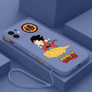 เคสโทรศัพท์มือถือ ลายการ์ตูนอนิเมะ Super Z Son Goku พร้อมสายคล้องมือ สําหรับ Oppo Realme 5 5i 5s 6 6pro c11 c12 c15 c25 c25s