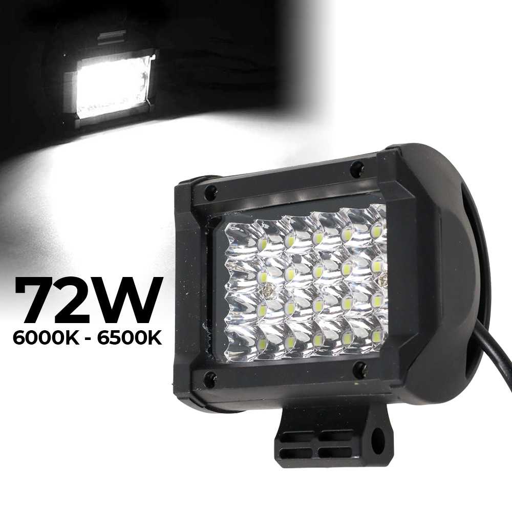 Jexito LED Spot Light หมอกรถบรรทุก 4 นิ้ว 72W 24 LED 1PCS - JT072 - HBMI