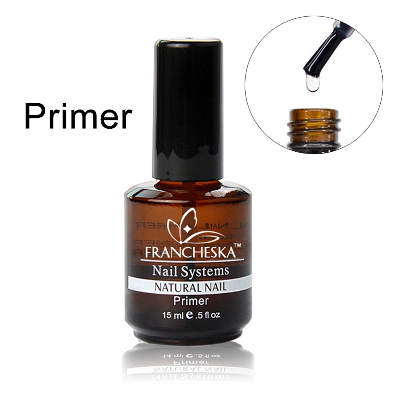 Francheska Nail  Primer ไพรเมอร์ ไล่ความชื้น กันเชื้อรา 15ml nuuo ราคา ถูกที่สุด ดีลบีเคเค แกลเลอรีภาพที่ 8