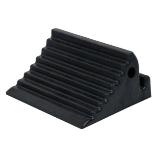 RUBBER ยางหนุนล้อรถยนต์ YAMADA 26x30x15 ซม. สีดำRUBBER WHEEL STOPPER YAMADA 26X30X15CM BLACK