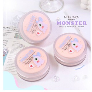 NEE CARA Monster Loose Powder N1970นีคารา มอนสเตอร์ ลูส พาวเดอร์ แป้งฝุ่น 12กรัม