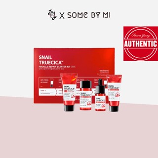 Somebymi Snail Truecica Miracle Repair Starter Kit (30 มล. 30 มล. 10 มล. 20 กรัม)