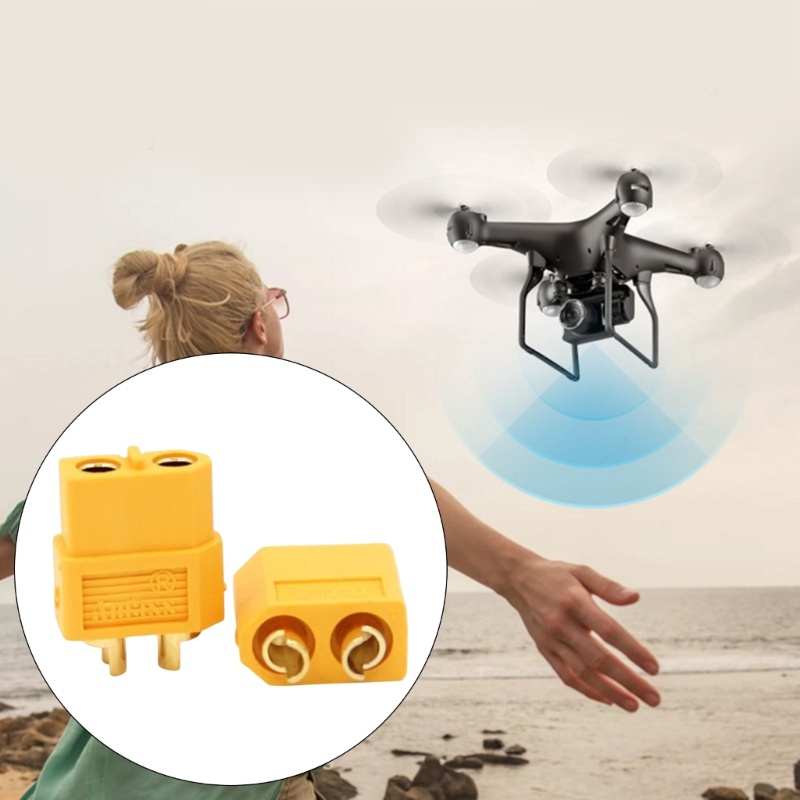 Doublebuy XT60 ปลั๊กกล้วยเคลือบทองตัวเชื่อมต่อชายหญิงปลั๊ก XT-60