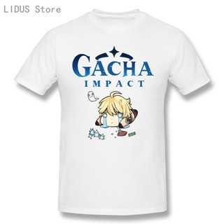 Xaoi Genshin Impact Gacha Impact เสื้อยืดลําลอง ผ้าฝ้าย แฟชั่นสําหรับผู้ชาย แขนสั้น คอกลม พิมพ์ลาย NCZR_03