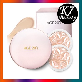 [Age 20s] Signature Essence Cover Pact Foundation Moisture No21 (14 กรัม x 2 ชิ้น)