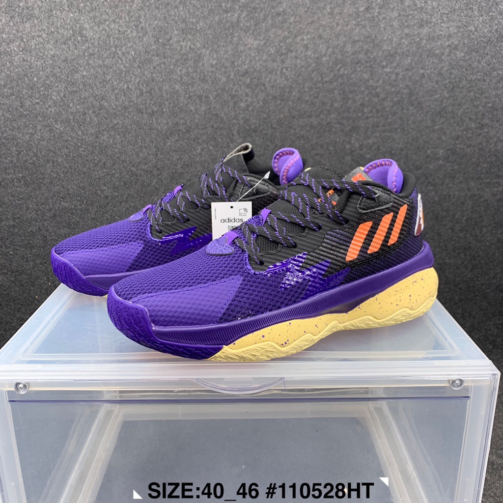 รองเท้าบาสเก็ตบอลผู้ชาย Dame 8 Damian Lillard สีม่วง