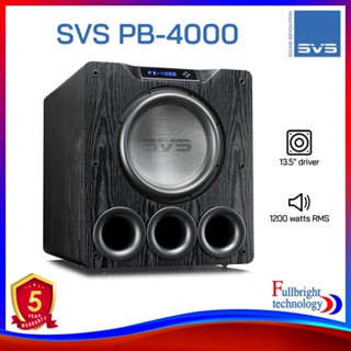 SVS PB-4000 Subwoofer 13.5-inch Driver &amp; 1,200 Watts RMS Warranty 5 years