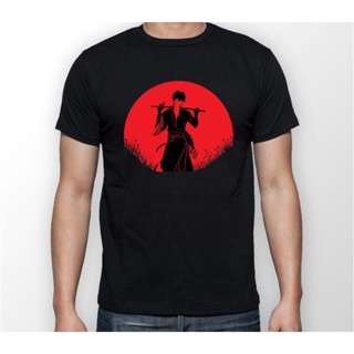 เสื้อยืด พิมพ์ลายอนิเมะ Gintama Gintoki Sakata Red Moon สไตล์คลาสสิก ไม่ซ้ําใคร สําหรับผู้ชาย 721355 ผ้าฝ้ายแท้_08