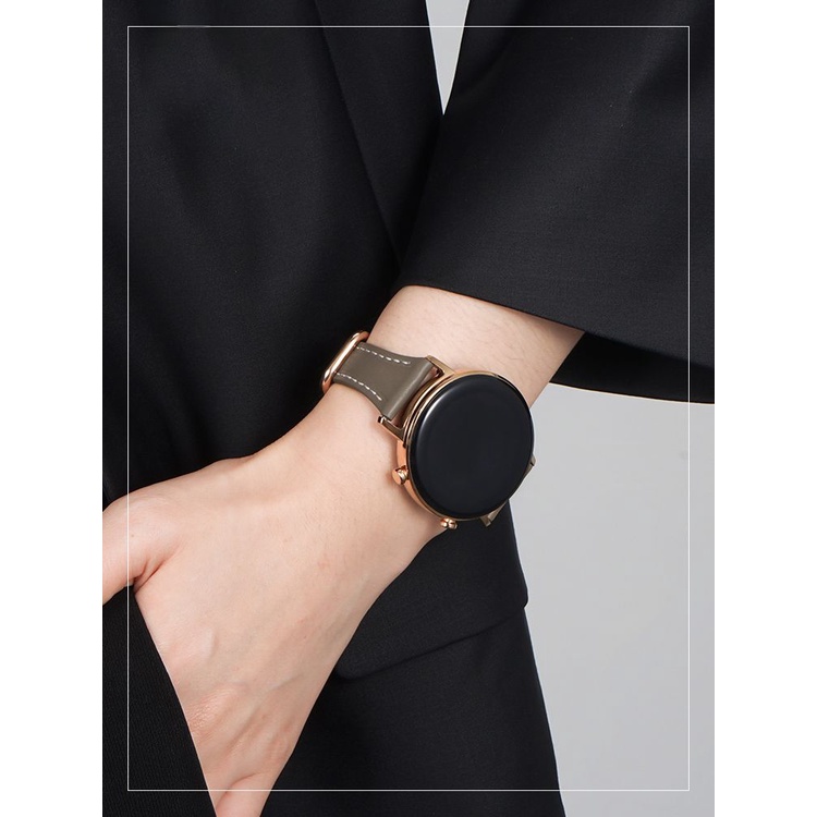 สายนาฬิกาข้อมือหนัง เอวสูง ขนาดเล็ก แฟชั่น สําหรับ Samsung galaxy watch 4 5 5Pro