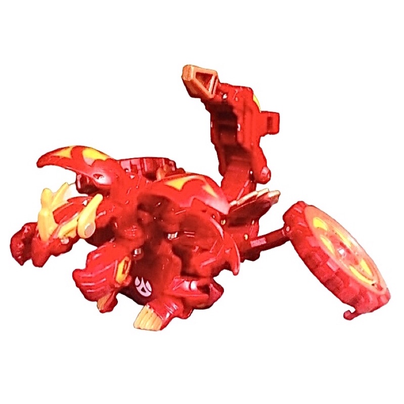 Bakugan Red Pyrus Blitz Dragonoid &amp; Helmgund Battle Gear #บาคุกัน