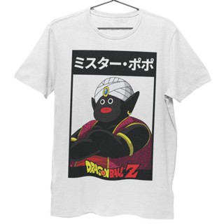 เสื้อยืด Unisex รุ่น มิสเตอร์โปโป้ Mr. Popo T-Shirt ดราก้อนบอลแซด Dragon Ball Z สวยใส่สบายแบรนด์ Khepri 100%cotton _04