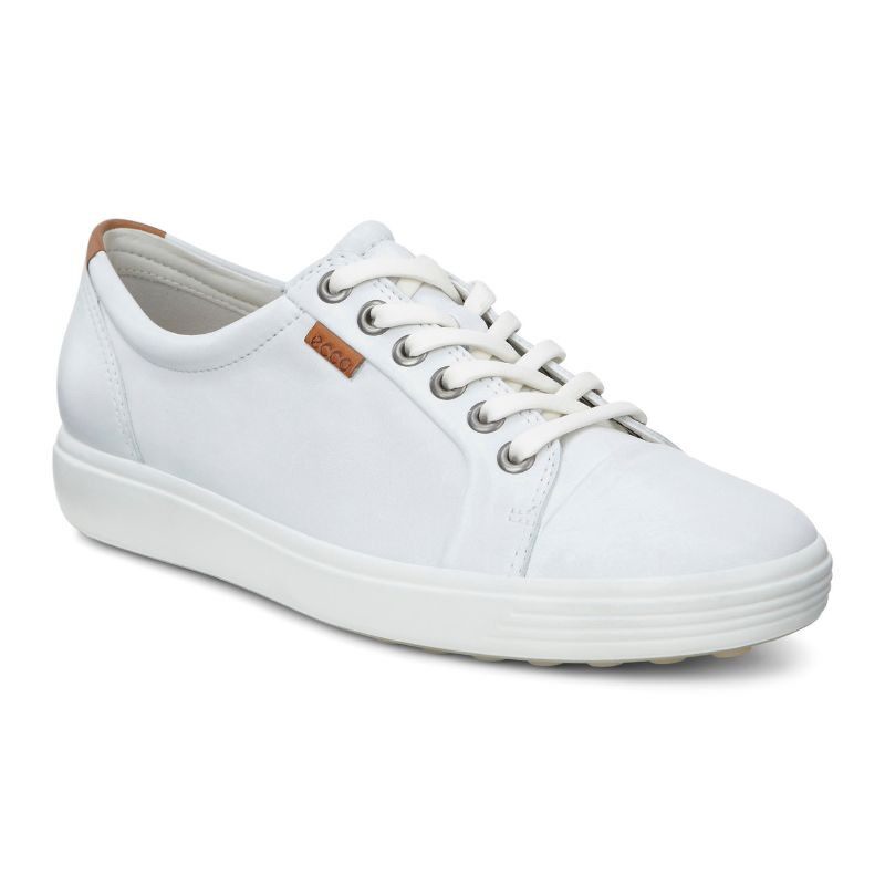 ECCO รองเท้าหนังรุ่น SOFT  7 W White