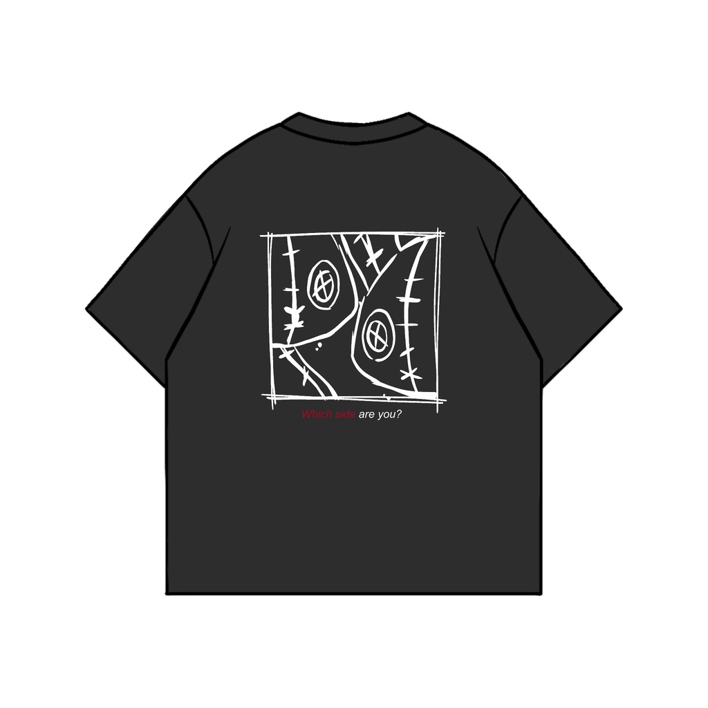 BUDSBLOOM Harmony & Discord - Sides เสื้อยืดโอเวอร์ไซส์