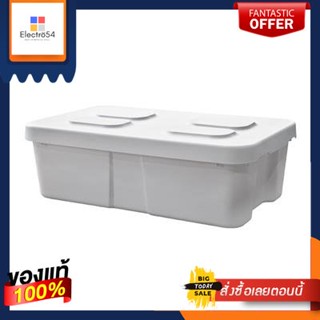 กล่องอเนกประสงค์ พร้อมฝาปิด NEW MOON KASSA HOME รุ่น API-3020S ขนาด 12 ลิตร สีขาวMulti-purpose box with lid NEW MOON  Mo