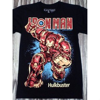 BT52 IRON MAN HULKBUSTER MARVEL UNIVERSE AVENGERS HERO MOVIE EDITION BLACK TIMBER COLLECTABLE COTTON TSHIRT_04