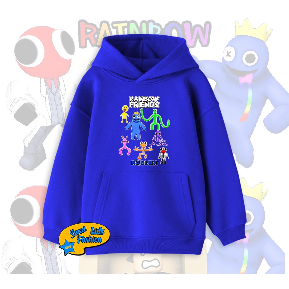 Rainbow Friends Roblox Children & 39;s Hoodie Jacket Roblox Rainbow Friends Children & 39;s เสื้อกัน