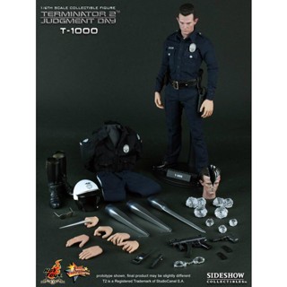 Ht HotToys เครื่องเทอร์มิเนเตอร์โลหะเหลว 1/6 MMS129 2 T2 T1000