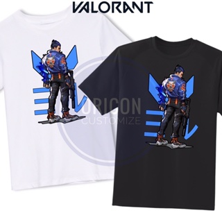 Tshirt Yoru x Valorant T-shirt Cotton unisex men graphic tee kid mobile gaming shirt character logo ヨル　夜 tops custo_07