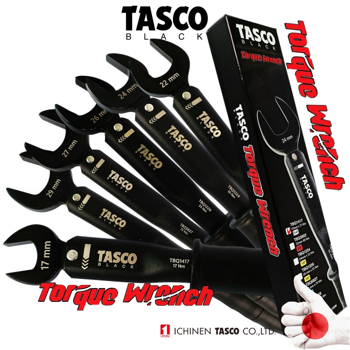 TASCO ประแจทอร์ค ประแจปอนด์ มีขนาด 1/4", 3/8", 1/2", 5/8" ประแจปอนด์ & ทอร์ค New Torque Wrench™ Tasc