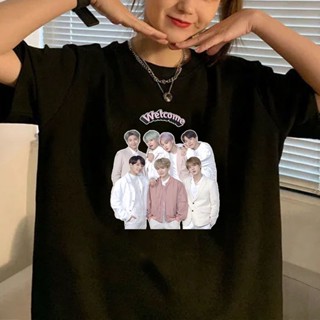 **พร้อมส่ง** BTS เสื้อยืดการ์ตูนแขนสั้น เสื้อยืด แฟชั่น/โอเวอร์ไซส์/คู่/พลัสไซส์/ชายเสื้อยืดผู้หญิง #27_05