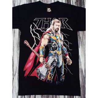 PG61 THOR LOVE AND THUNDER MARVEL UNIVERSE HERO MOVIE COLLECTION ORIGINAL PREMIUM GRADE BLACK TIMBER COTTON T-SHIRT_02