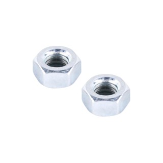 ZINC-PLATED หัวน็อตชุบขาวอย่างดี U-HENG M6 0.5 กิโลกรัมZINC-PLATED HEX NUT U-HENG M6 0.5KG