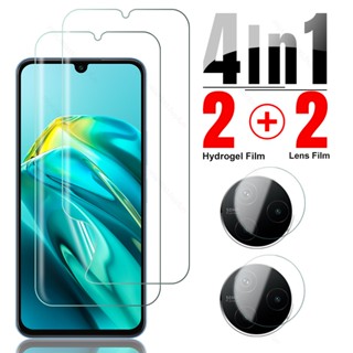 4In1 Soft Hydrogel Film for Infinix Note 12 4G (2023) X676C 6.7" Screen Protector Not Glass Infinix Note 12 4G 2023 Camera Glass