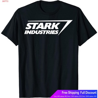 SKTT1 Marvelเสื้อยืดลำลอง Marvel Iron Man Stark Industries Logo T-Shirt Marvel Sports T-shirt_07