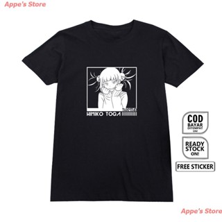 เสื้อยืดสีขาวAppes Store New เสื้อยืดพิมพ์ลายการ์ตูน MANGA HIMIKO TOGA WAIFU MY HERO ACADEMIA DEKU OTAKU Wifu สําหรับผู