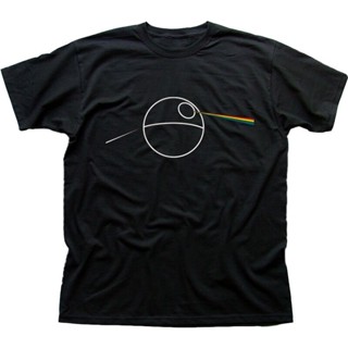 Star Wars inspired by Pink Floyd death star black t-shirt 9701_04