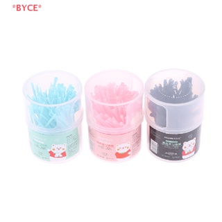 Byce&gt; ใหม่ ช้อนหู ผ้าฝ้าย แบบสองหัว ใช้แล้วทิ้ง 100 ชิ้น