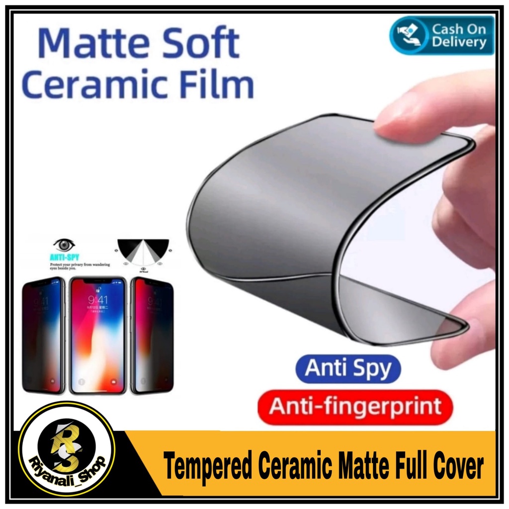 LAYAR Tempered Ceramic Matte Samsung A04 / A04S / A04E / A01 / A01 Core / A02 / A02S / A03S / A10 / 