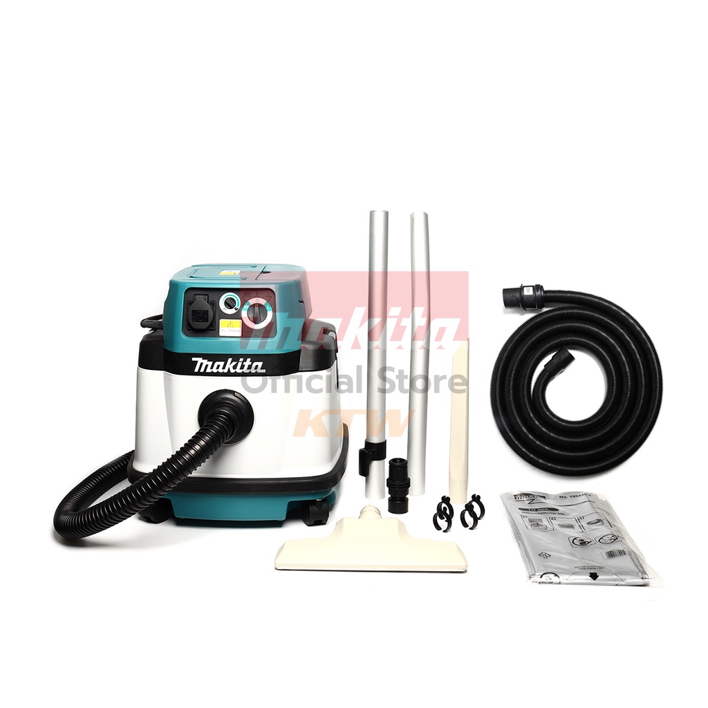 MAKITA เครื่องดูดฝุ่น น้ำ-แห้ง รุ่น VC2510LX1 กำลังไฟ 1,050 วัตต์ ขนาดถัง 25 ลิตร แรงดันลม 22 KPA (ม