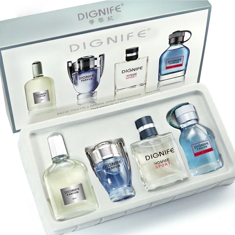 191-เซตน้ำหอมผู้ชาย Flower of story หรูหรา กลิ่นหอม 4 กลิ่น 4ขวดx25ml